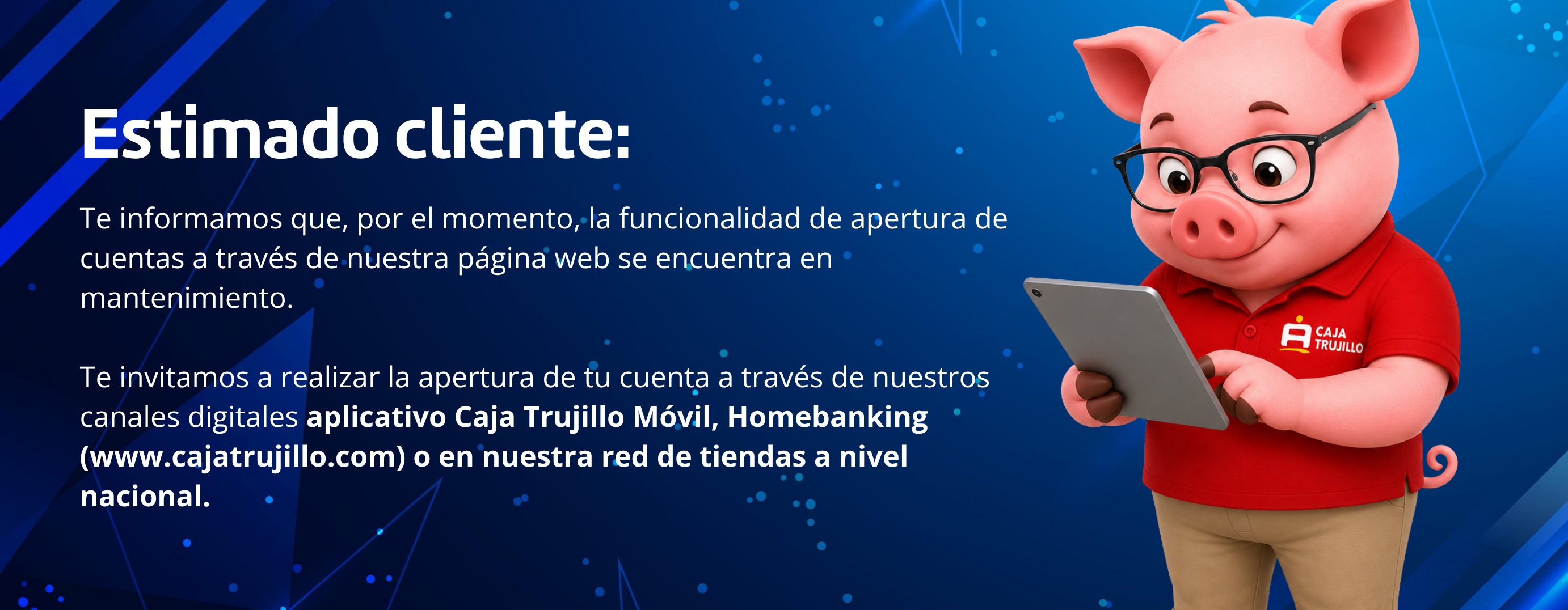 Slider Informacion Abre tu Cuenta - Caja Trujillo