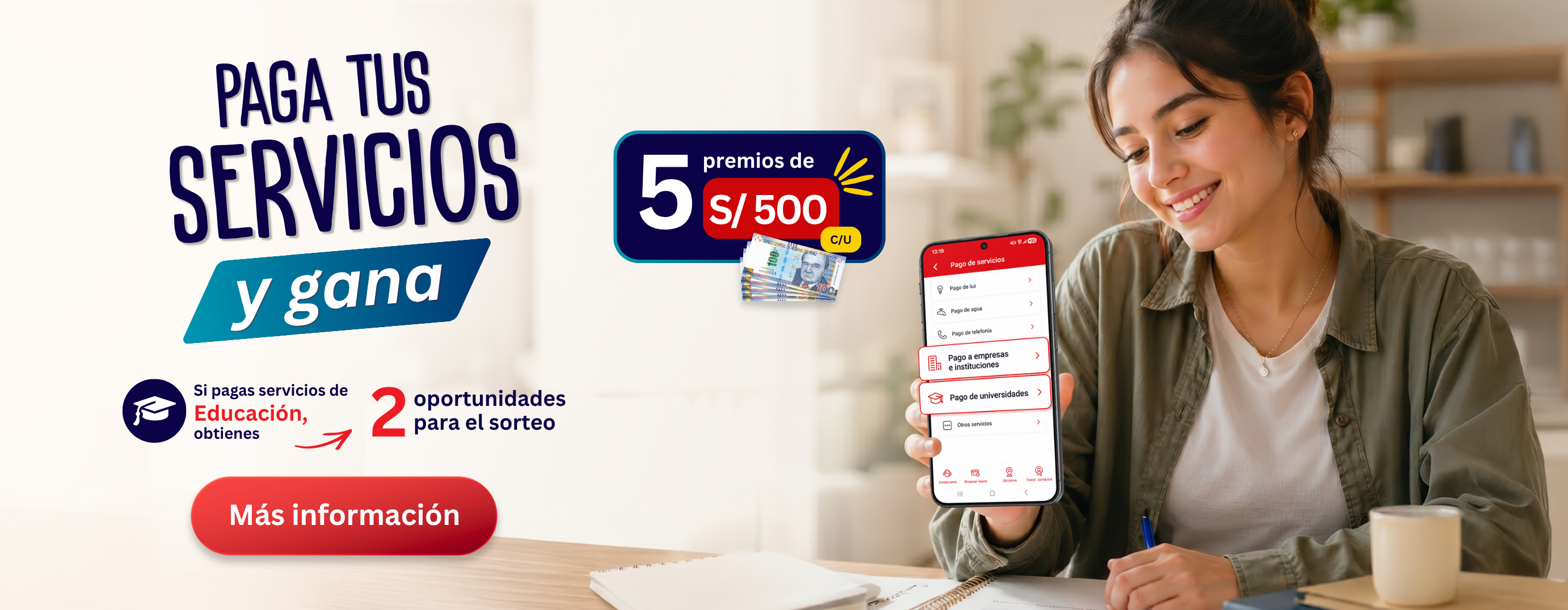 slider Paga tus servicios y Gana