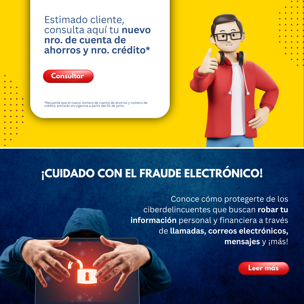 aviso pagina principal